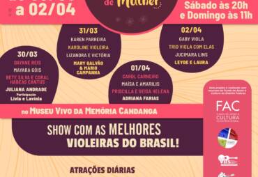Participe do evento:  Viola em Canto de Mulheres